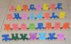 #80094 Wooden Train Alphabets - Color Wooden Letters Made of Solid Wood Used for Home Decroation