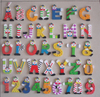 #81462 Wooden Alphabets & Numbers with Hand Painting Made of MDF Used for Kids & Home Decroation